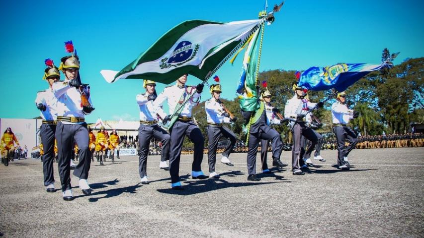 PAUTA DIA 09/08 – 10H – Solenidade comemora os 165 anos da Polícia Militar com desfile de tropas e viaturas e entrega do Espadim