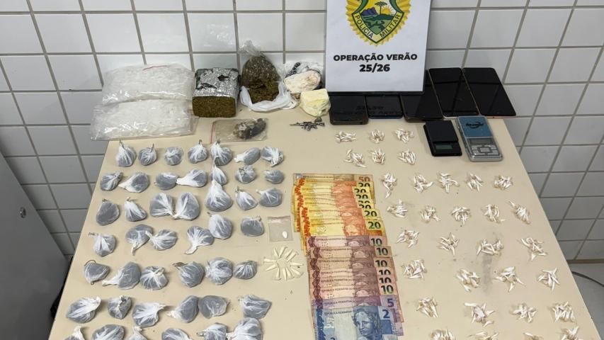 Polícia Militar do Paraná desarticula ponto de tráfico em Matinhos